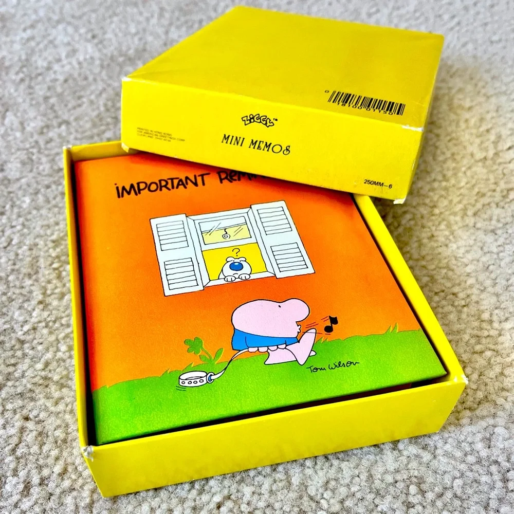 Vintage Ziggy Memo Pad with Pencil 1970s